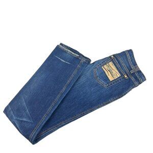 Roberto Cavalli Womens Jeans Embellished Distressed Made in Italy Size 46 US 10